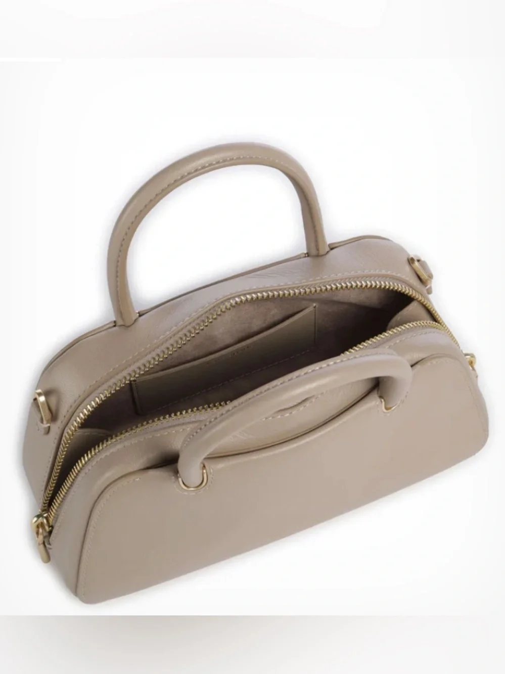 Kate Spade Gracie Mini Bag. Timeless taupe color
